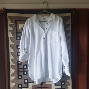 White collared shirt